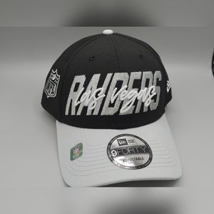 New Las Vegas Raiders 9Fifty New Era Snapback NFL 2022 Draft Black Grey Hat Cap